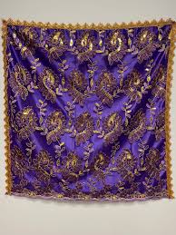 San Lázaro Purple Sopertine Cover: Large Santo Cloth - Etsy
