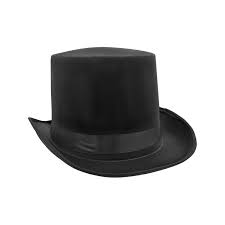 Nicky Bigs Novelties Tall Satin Black Top Hat - Deluxe ...