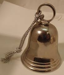Vintage Silverplate Christmas 2010 Engraved Bell Ornament ...
