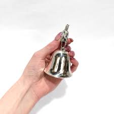 Cartier Sterling Silver Table Bell with Figural Handle For ...