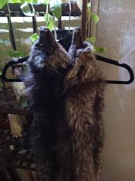 Fox fur coat handed down from nanny