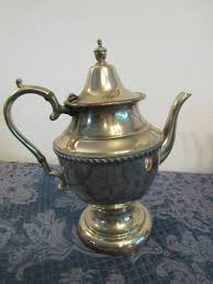 Vintage Academy Silver On Copper Handled Teapots Creamer 4 Piece Set Lot | eBay