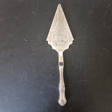 Wonderful Vintage Decorated Silver Plate Cake/ Pie Server - 12 Inches - Etsy