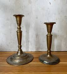 Vintage D.W. Haber & Son Silver Plated Candlesticks - NYC ...