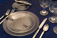 China Glass/Clear Plate 10" | Diamond Event