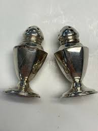 VINTAGE SILVER SALT AND PEPPER SHAKERS | eBay