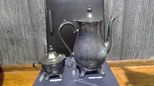 L.S. CO. - silver plated teapot/ coffeepot with Sugar Cup | eBay