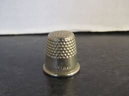 3 Vintage Old Brass Steel Sewing Thimbles- India Brass & Spain | eBay
