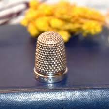 Chester Silver Thimble - Beautiful Heavy Victorian Size 11 Dimpled William Harrison Walter 1883 - Etsy