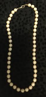 Vintage Pearl Necklace Hand Knotted Strand of Pearls - Etsy