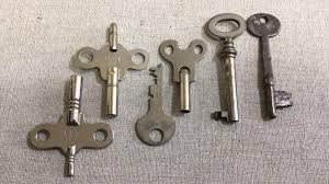 Sold at Auction: Vintage Keys And Clock Winding Keys
