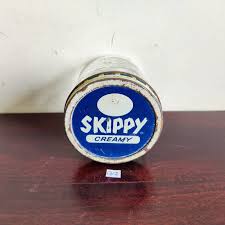 1930s Vintage Skippy Creamy Glass Jar Food Advertisement ...