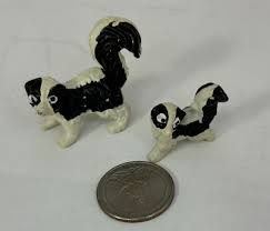 Woodland Animal Families Racoon Skunk Snail Fairy Garden Terrarium Country Craft | eBay