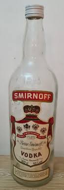 Vintage empty bottle 3L/300CL SMIRNOFF VODKA from duty free ...