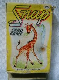 Vintage Whitman SNAP Card Game Deck Cartoon Animals Matching ...
