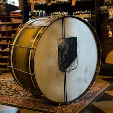 VINTAGE 1930's Ludwig & Ludwig 14x28 Bass Drum in Black ...
