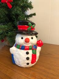 Large Vintage Painted Christmas Candle of a Jolly Waving ...