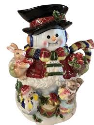 Vintage Ceramic Snowman Pitcher: Festive Holiday Kitchenware ...