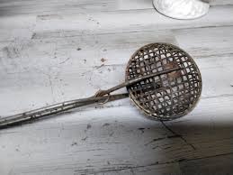 Antique Soap Saver Round Metal Cage With Wire Handle / Round ...