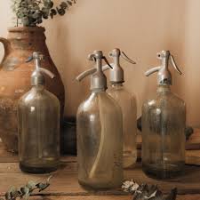 Vintage Glass Seltzer Bottle Soda Siphon Bar Decor - Etsy