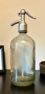 Seltzer Bottle, Vintage Siphon Bottle, Siphon Bottle, Clear ...