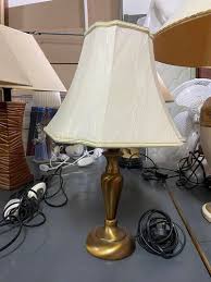 Heavy plated table lamp 43.5h | furniturerus