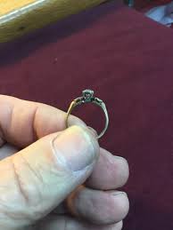 Three Stone Art Deco Wedding Ring 14K White Gold Over 1.8 Ct ...