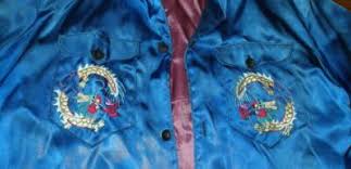 Vtg Unique United States Taiwan Defense Command Silk ...