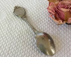 Vintage Luray Caverns Collectors Spoon. Silver Spoons, Both for the Price. Top Design Heart With Dangle and Shield With Stalactites. - Etsy