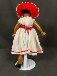 Sold at Auction: Antique Rare Black Bisque Head Doll