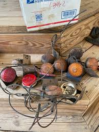 Vintage Old Antique Clearance Park Light Red Orange Mixed ...