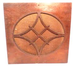 vintage McMURDO SILVER HI BOX RADIO part: SPEAKER GRILL & CLOTH 10 X 10 & 1/8" | eBay