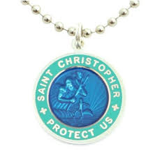 St. Christopher/Surfer Medal, 1.9cm