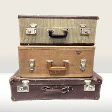Vintage Suitcases, YOU PICK, Large Tan Mcbrine Baggage ...