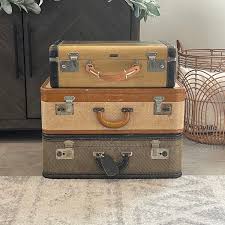Vintage Suitcases - YOU PICK - Striped - Tweed - Brown ...