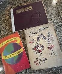 lot vintage world stamp albums 1935, 1960 some stamps | eBay
