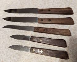 Vintage Frontier Forge Stainless Steel Steak Knife Set - Made ...