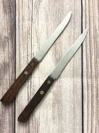 Hanford Forge Serrated Steak Knives Set Of 2 Vintage 4 ...