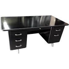 68" Allsteel Equipment Arch Leg Tanker Desk - Retro Office Inc