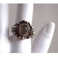 INDIAN ETHNIC RING; Vintage 80s, for Her or Him, Vintage 925 Silver and Stone Ring, Ethnic Jewelry Collection. - Etsy