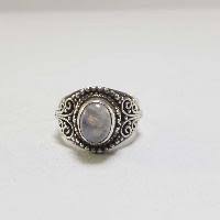 Moonstone Silver ring, cm,