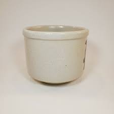 Vintage Robinson Ransbottom Signed 1 Qt Low Jar Bunny Rabbit Crock Roseville OH | eBay