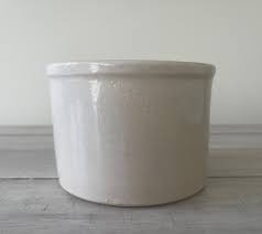 Vintage Crock Roseville Pottery Crock With Blue Heart Vintage Kitchen Decor Vintage Pottery Heart Decor Country Kitchen - Etsy