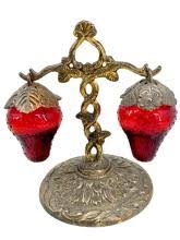 Sold at Auction: Strawberry & Grape Salt & Pepper Shakers