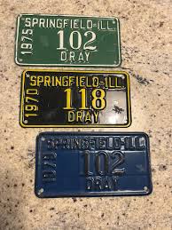 Vintage 70s Springfield Illinois Motorcycle License Plates Lot of 3 Dray 1970 1975 1979 # 102 118 - Etsy New Zealand