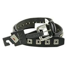 NEW CALVIN KLEIN Belt Vintage 90s Sz. Medium Black Logo ...