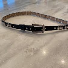 Accessories | Nwot Leather Swarovski Crystal Belt | Poshmark
