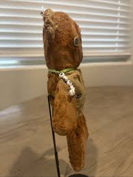 Vintage Brown Teddy Bear Early Stitched Stuffed 9” - RARE | eBay