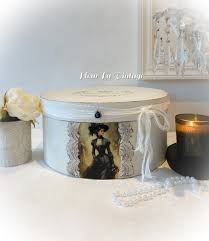 French Style Beige Color Storage Hat Box Parisian Style ...