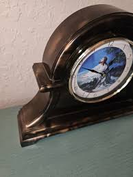 Christian-Themed Mantle Clock-Marbelized Plastic/Works | eBay Australia